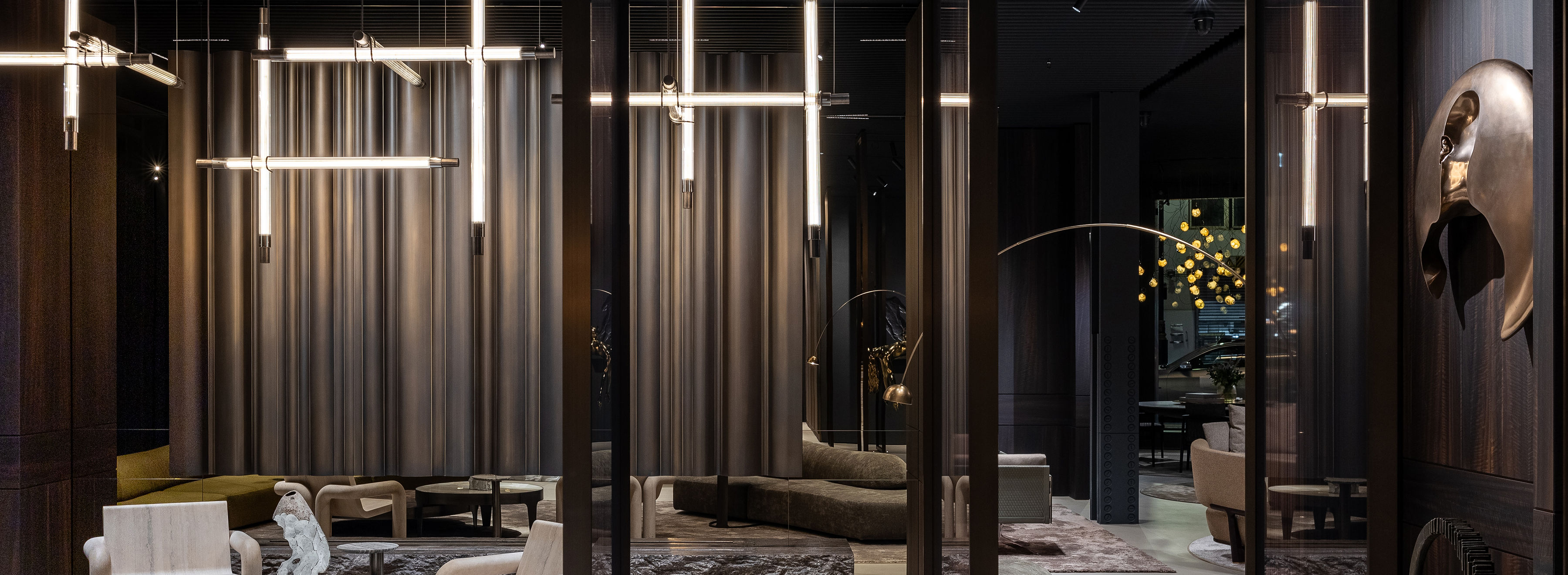 Knightsbridge interior — the address as product
